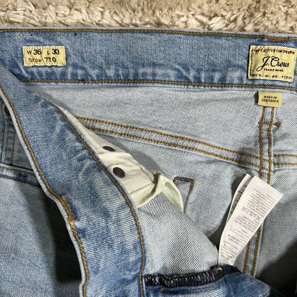 J.Crew 770 Straight 5 Year Wash Jeans - 36x30